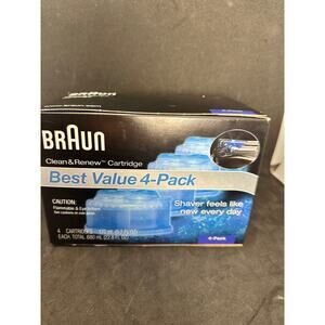 Braun Clean & Renew Cartridges; 4 ct.